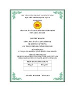 bài thu hoạch lớp cao cấp lý luận chính trị hệ không tập trung c61 thành phồ hồ chính minh 2020