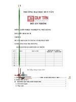 đồ án nhóm khái quát chung về bộ phận bếp