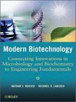 Modern Biotechnology :  Connecting Innovations in Microbiology and Biochemistry to Engineering Fundamentals /  Nathan S. Mosier