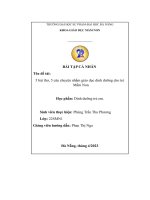 bài tập cá nhân 5 bài thơ 5 câu chuyện nhằm giáo dục dinh dưỡng cho trẻ mầm non