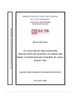 an analysis of the suggested translation of chapter 3 4 from the book it happened one summer by tessa bailey 2021