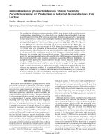 Immobilization of beta-Galactosidase on Fibrous Matrix by
Polyethyleneimine for Production of Galacto-Oligosaccharides from Lactose /  Nedim Albayrak