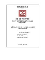 hồ sơ thiết kế thiết kế poster sản phẩm đề tài thiết kế poster concert charlieputh