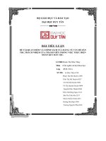 tiểu luận cnxh đề tài quan điểm và chính sách của đảng về vấn đề dân tộc trách nhiệm của thanh niên trong việc thực hiện đoàn kết dân tộc