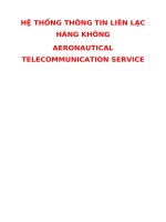 hệ thống thông tin liên lạc hàng không aeronautical telecommunication service