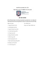 đề tài phân tích hành vi tiêu dùng trong du lịch của khách mỹ và các chính sách marketing để thu hút thị trường khách tại vipearl condotel riverfront đà nẵng