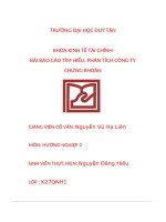 bài báo cáo tìm hiểu phân tích công ty chứng khoán