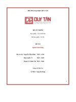 đồ án nhóm cở sở dữ liệu đề tài quản lí bán hàng