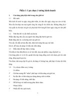 Tiểu Luận - Quản Trị Dự Án - Đề Tài - Dự Án Kinh Doanh Siêu Thị Mini G7