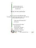 lý luận của chủ nghĩa mác lênin về thời kỳ quá độ lên chủ nghĩa xã hội và thực tiễn xây dựng xã hội xhcn ở việt nam