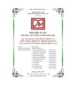 tiểu luận chủ nghĩa xã hội khoa học giai cấp công nhân và việc thực hiện sứ mệnh lịch sử của giai cấp công nhân hiện nay