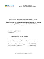 Tính toán,thiết kế và mô phỏng hệ thống tăng áp trên động cơ của hãng FORD trên xe FORD EVEREST 2021