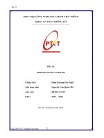 bài 13 đảm bảo an toàn với mã hóa