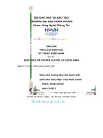 tiểu luận môn học kỹ thuật dựng hình đề tài giới thiệu về chuyến đi chơi lễ ở quê mình