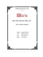 bài thu hoạch thực tế hướng nghiệp 2 lịch sử hình thành xưởng phim én bạc