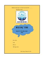 Viết tiếp lời cho một câu chuyện hoặc cuốn sách mà em đã đọc nhằm lan tỏa tình yêu đọc sách, thông qua đó khơi dậy trách nhiệm với bản thân, gia đình, xã hội và khơi dậy niềm tự hào dân tộc, tình yêu với Tổ quốc.