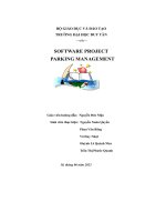 software project parking management