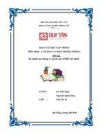 báo cáo bài tập nhóm đề tài so sánh các dòng vi xử lí của amd với intel