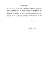 Luận văn thạc sĩ kỹ thuật chuyên ngành Quản lý kinh tế: Hoàn thiện công tác quản lý tài chính tại Ban quản lý khu di tích Lịch sử - Sinh thái ATK Định Hóa, Thái Nguyên