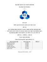 QUÁ TRÌNH HÌNH THÀNH VÀ PHÁT TRIỂN ĐƯỜNG ĐỔI ĐỔI MỚI XÂY DỰNG ĐẤT NƯỚC CỦA ĐẢNG CỘNG SẢN VIỆT NAM THÔNG QUA ĐẠI HỘI ĐẠI BIỂU TOÀN QUỐC LẦN THỨ VI VÀ LẦN THỨ VII