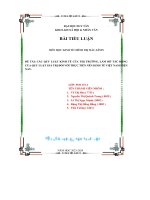 đề tài các quy luật kinh tế của thị trường làm rõ tác động của quy luật giá trị đối với thực tiễn nền kinh tế việt nam hiện nay