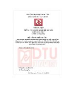 tiểu luận vi mô hãy tìm một sản phẩm mà nhà nước đang áp đặt giá trần cho biết tác động của nó và phản ứng của cung và cầu như thế nào