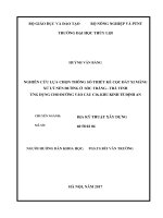 Luận văn thạc sĩ Chuyên ngành Địa kỹ thuật xây dựng: Nghiên cứu lựa chọn thông số thiết kế cọc đất xi măng xử lý nền đường ở Sóc Trăng - Trà Vinh, ứng dụng cho đường vào cầu C16, khu kinh tế Định An