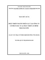 phát triển nguồn nhân lực tại công ty cổ phần đầu tư và phát triển an bình thái nguyên