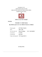 tìm hiểu và triển khai hệ thống quản lý cấu hình sử dụng ansible