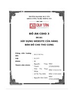 đồ án cdio 3 xây dựng website cửa hàng bán đồ cho thú cưng