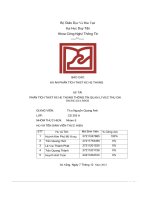 đề tài phân tích thiết kế hệ thống thông tin quản lí việc thu chi trong gia đình