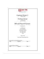 database design hr and payroll system
