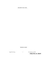 nhập liệu dữ liệu chéo