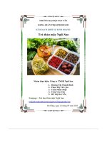 kế hoạch khởi sự kinh doanh trà thảo mộc ngôi sao