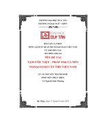 tên đề tài tạm ước việt pháp 1946 và nền ngoại giao cây tre việt nam