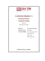 Capstone Project 1 Meeting Planner Architecture Design.pdf