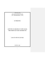 GÓP VỐN CỦA NHÀ ĐẦU TƯ NƯỚC NGOÀI THEO PHÁP LUẬT VIỆT NAM HIỆN NAY