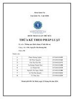 buổi thảo luận thứ bảy thừa kế theo pháp luật bộ môn những quy định chung về luật dân sự vấn đề 1 xác định vợchồng của người để lại di sản