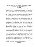 Xây dựng Đội ngũ cán bộ quân Đội Đáp Ứng yêu cầu nhiệm vụ trong tình hình mới