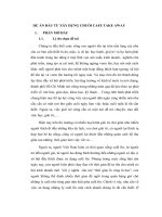 Tiểu Luận - Quản Trị Dự Án Đầu Tư - Đề Tài - Dự Án Đầu Tư Xây Dựng Chuỗi Cafe Take Away