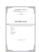 Phân tích môi trường cạnh tranh của Viettel trong thị trường viễn thông tại Việt Nam thông qua lý thuyết mô hình thị trường cạnh tranh độc quyền