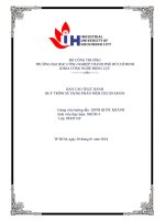 báo cáo thực hành quy trình sử dụng phần mềm chuẩn đoán