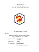 đề tài thiết kế hệ thống thiết bị cô đặc dung dịch kali nitrate hai nồi ngược chiều