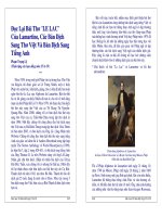 ĐỌC LẠI BÀI THƠ 