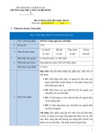 Đề Cương Chi Tiết Học Phần Ngành Công Nghệ Kỹ Thuật Điện Điện Tử Khoá 10