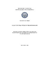 Hoàn Thiện Công Tác Đào Tạo Nguồn Nhân Lực Tài Công Ty Cổ Phần Đầu Tư Và Xây Dựng Số 18