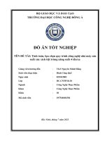 tính toán lựa chọn quy trình công nghệ nhà máy sản xuất xúc xích tiệt trùng năng suất 4 tấn