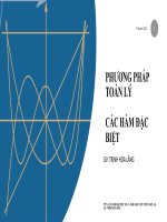 phương pháp toán lý các hàm đặc biệt