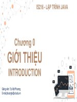 chapter 0 gioi thieu lập trình java