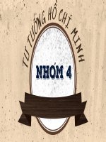 đại đoàn kết toàn dân tộc trong tư tưởng hồ chí minh